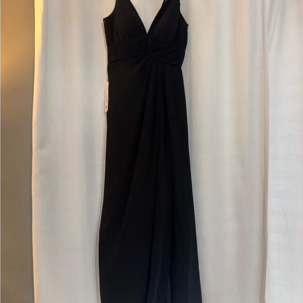 NWT Azazie Black Sleeveless Bridesmaid Dress